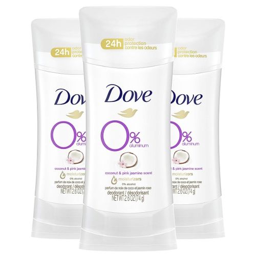 Details of O% Aluminum Free Deodorant Coconut & Pink Jasmine - 74g X 3