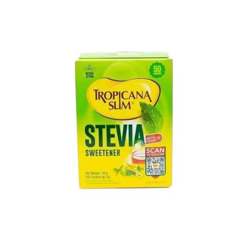 Tropicana Slim  Stevia Sweetener With Chromium - 50 Sachets