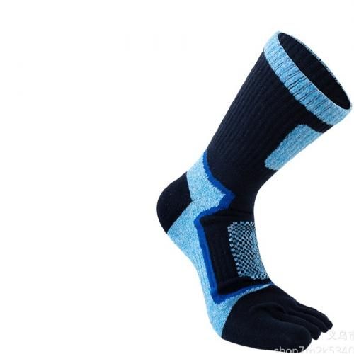product_image_name-Fashion-Five Toes Athletic/Casual Socks - Black & Blue-1