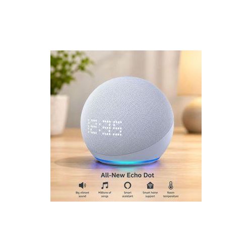 Generic Echo Dot (5th Gen) Smart Speaker with  – Bluetooth, Wi-Fi, Voice Control & Premium Sound
