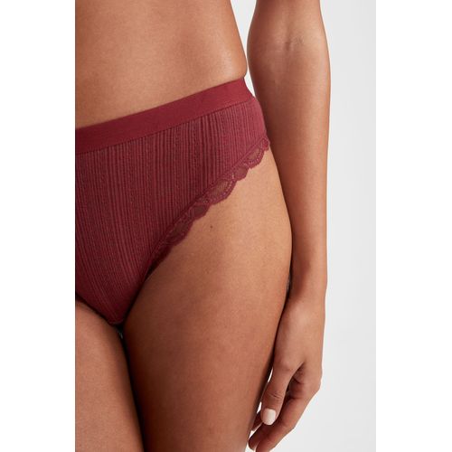 Defacto Women- Brief Underwear -Ruby Red