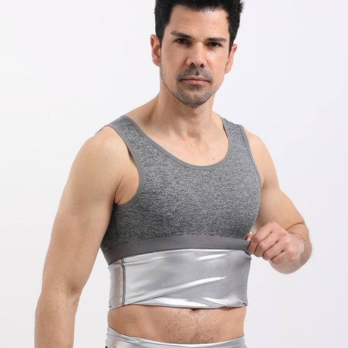 Mens Slimming Waist Trainer Mens Tummy Shaper Vest Vest Sauna