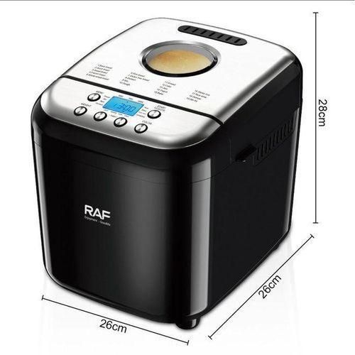 product_image_name-RAF-Automatic Bread Baking Machine: 3-in-1 Home Bread Maker for Dough Kneading, Fermenting & Baking (Breadmaker) - 600W-4
