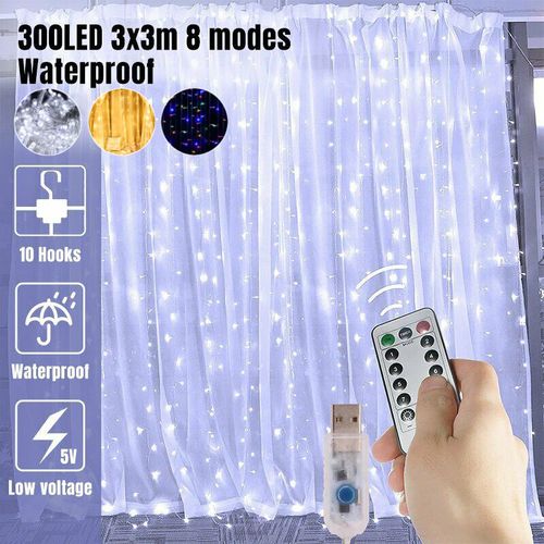 Party Decor USB LED String Light Remote Control Fairy Lamp Curtain Light
