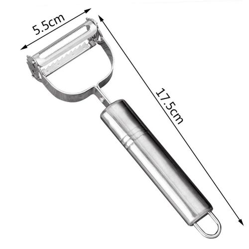 product_image_name-Generic-Yam/Potato/Cucumber/Carrot Stainless Steel Peeler And Slicer-6