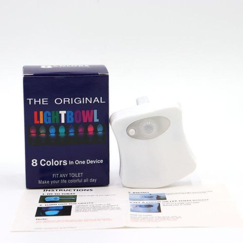 Generic HYL 8 Colors/16 Colors Indoor Night Motion Sensor LED Toilet Light - image 2