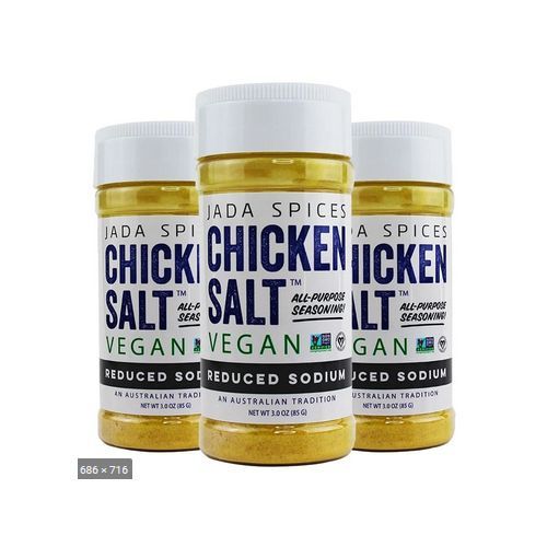 Chicken Salt - Vegan, Non-GMO, NO MSG, Gluten Free, Australia's All-Purpose  Seasoning (Reduced Sodium)