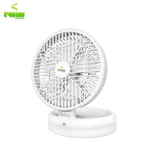 Generic IWIN ENERGY 8 Inches Rechargeable Table Rotating Fan  WHITE - image 2