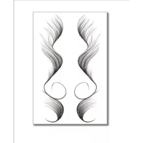 Generic Makeover Baby Hair Edge Tattoo Sticker