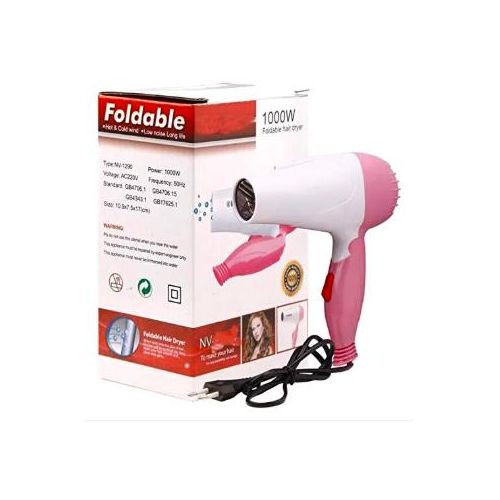 Nova Mini Foldable Hair Dryer - Pink