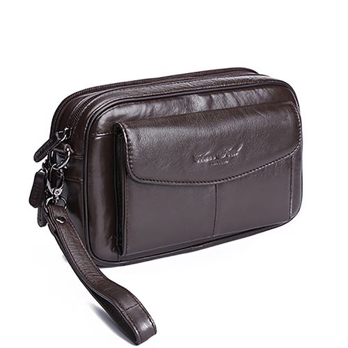 Fashion High Quality Genuine Natural Leather Hand Bag Men Casual Long Wallet Purse 6.4 Jumia Nigeria
