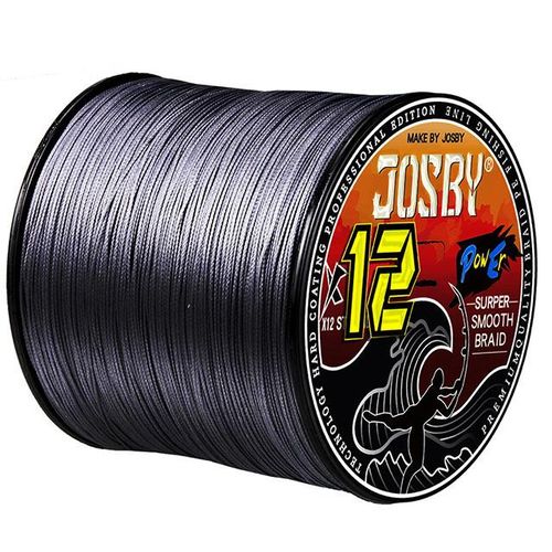 Braided Saltwater Fishing Cable: 12 Strands, 1000m Multifilament