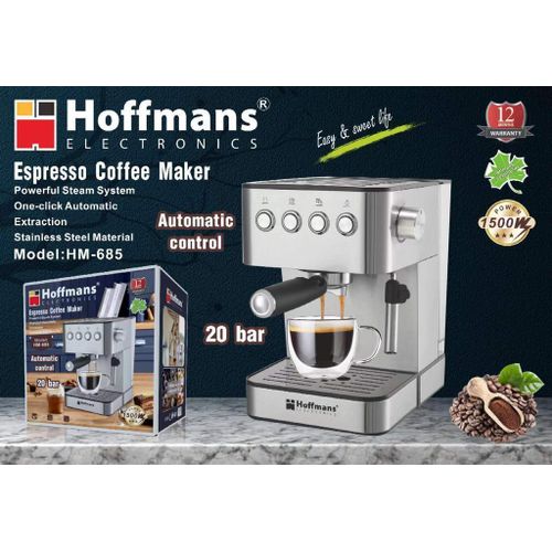 Hoffmans Automatic Espresso Coffee Maker – Model: HM-685 - image 2