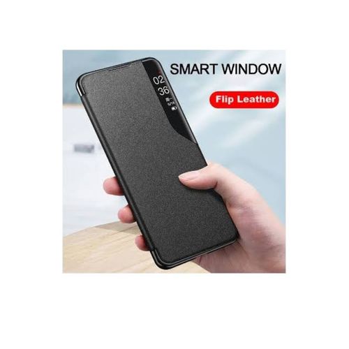 Redme Note 11 Pro 5G Case Leather Smart Window Flip Cover For