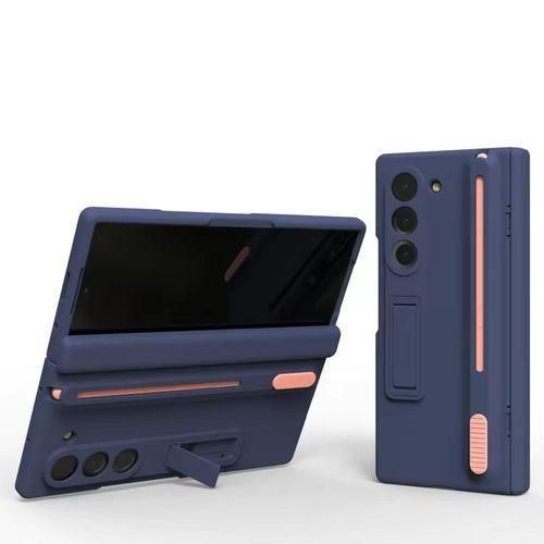product_image_name-Generic-Samsung Galaxy Z Fold 6 Quality silicone Flip Case with S-pen-1