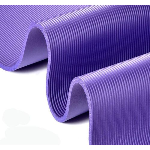 Generic Extra Thick 4mm Exercise Yoga Mat For Gym Fitness - image 3