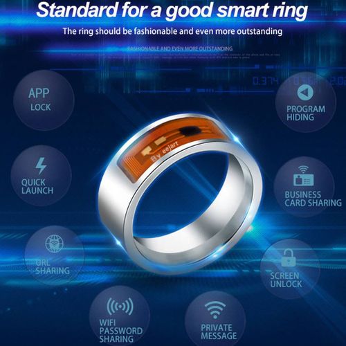 Generic NFC Smart Ring ID Card Multifunctional Waterproof Intelligent Magic  Smart Wear Finger Digital Ring For Android Windows NFC Ring