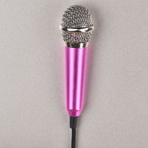 Portable 3.5mm Stereo Studio Mic KTV Karaoke Mini Microphone For Smart  Phone Laptop PC Desktop