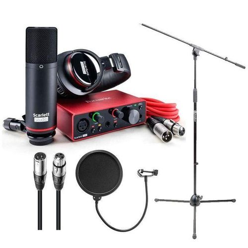 product_image_name-Focusrite-Focusrite-Scarlett Solo Studio 3rd Gen Bundle + Mic Stand With Free Pop Filter-1