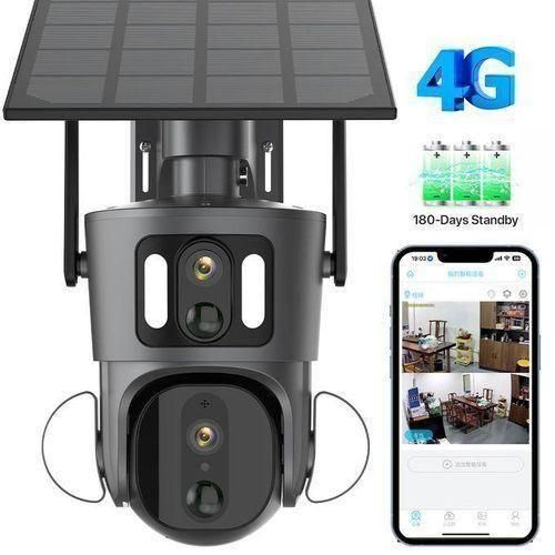 Generic 4G UBOX Dual Lens Solar PTZ Security Camera