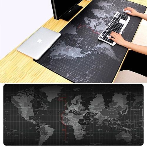 Generic Soft Rubber Smooth Cloth Surface Game Mouse Pad Keyboard Mat, Size: 100 x 50cm - image 2