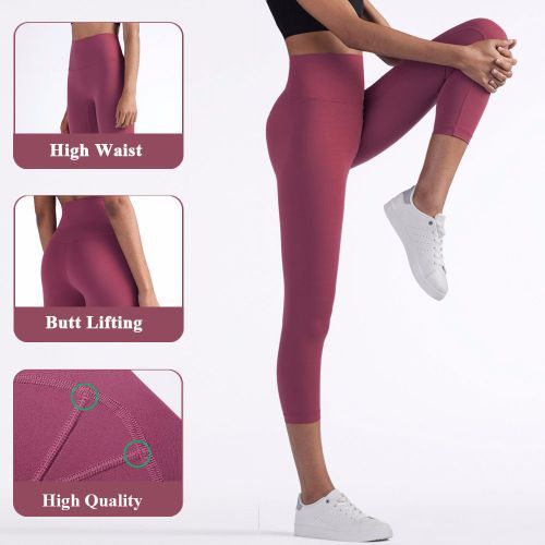 Generic Nclagen Yoga Pants Women High Waist Workout Deep Jade_S