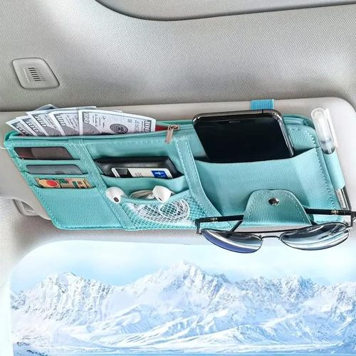 Generic Multifunctional Business Car Leather Car Storage Bag Sunshade Cover Sungles Holder Document Storage Car Accessories Jumia Nigeria
