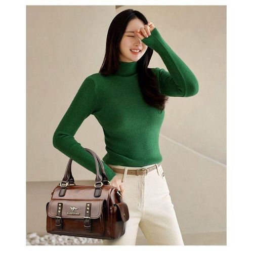 product_image_name-Fashion-High Quality Women's Shoulder Bags Designer Large Capacity Soft Leather Locomotive Bag Sac a Main Ladies Hand Bags-1