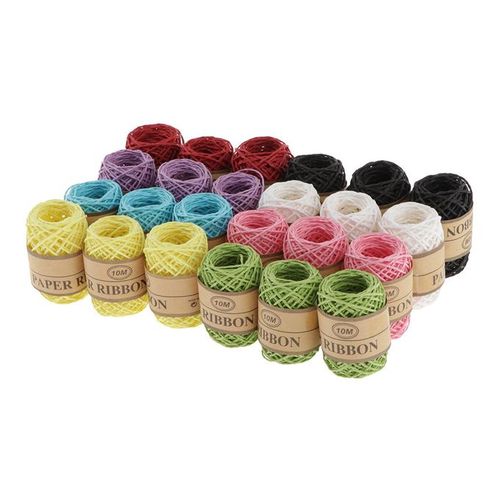 10 Metre Roll of Paper Raffia Cord Craft Twine Rope String Craft