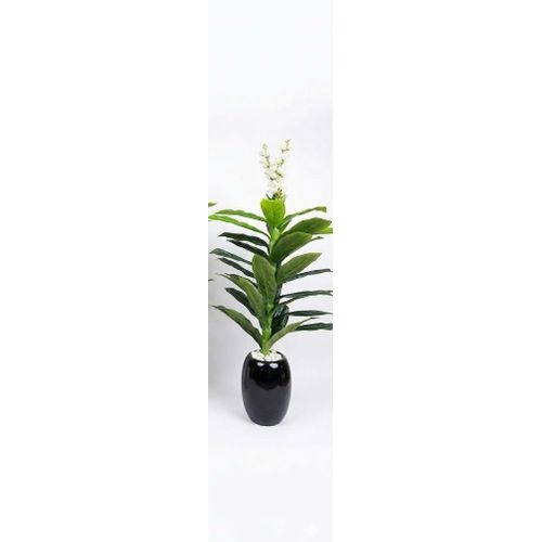Generic Elegant Faux Yucca Elephantipes Artificial Flower Planter With Flower