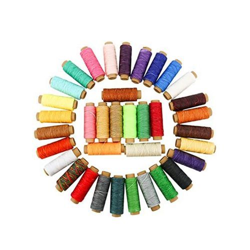 Generic 36 Colors Waxed Thread Hand Stitching Waxed Thread For Leather  Sewing