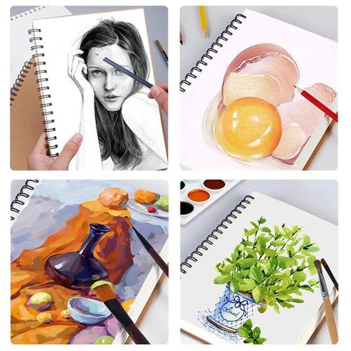 DEZIINE Art PAD 16K 60 Sheets Sketch Book Notebook 80gsm Craft Paper  Stationery Notepad for Painting,Sketching and Drawing Sketch Pad Price in  India - Buy DEZIINE Art PAD 16K 60 Sheets Sketch