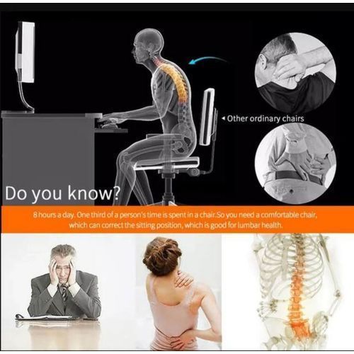 Generic Gaming Chair With Footrest And Lumbar Support - image 2