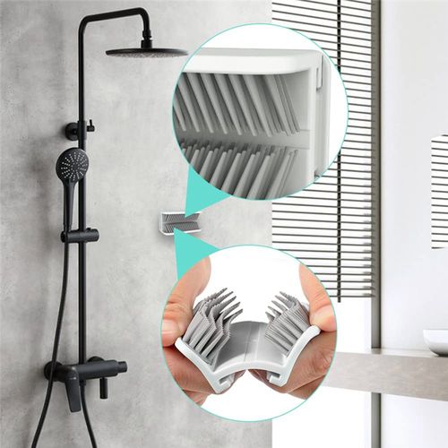 Hair Catcher Silicone Shower Wall Hair Collector Hair Trap for