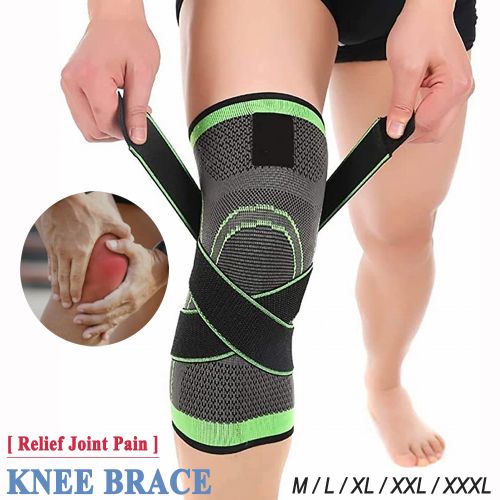 Neoprene Knee Brace Support Gym MMA Pad Guard Protector Pain arthritis  Relief