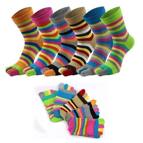 Rainbow Toe Socks