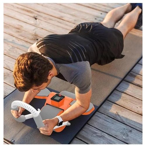 LIVEUP Ab Roller With Elbow Support & Counter