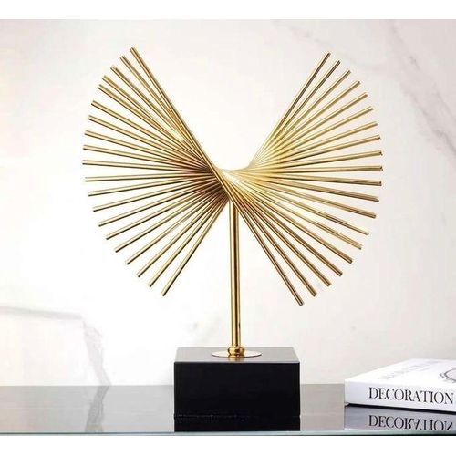 Generic Large Geometric metal Abstract Sculpture table/shelf decor