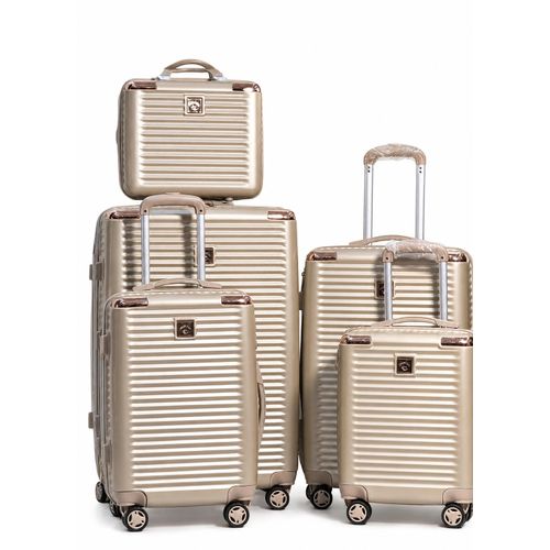 Fashion GOLD Travel Box With Kit Bag - 5 sets