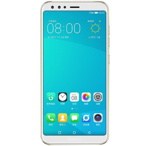 product_image_name-Gionee-S11 Lite 5.7-Inch HD (4GB,64GB ROM) Android 7.1 (13MP + 2MP) + 16MP Dual SIM 4G LTE Fingerprint ID Smartphone - Gold-3