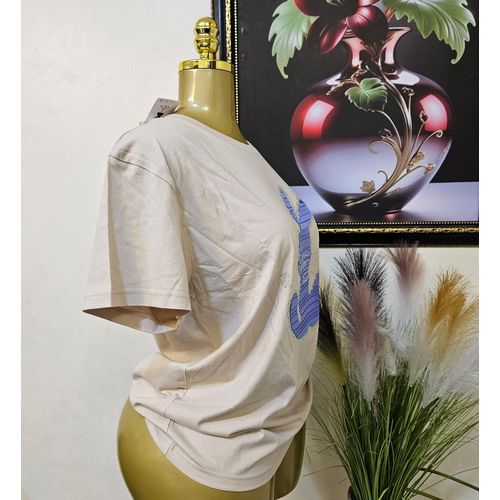 product_image_name-Fashion-Classy La Fleur Royale Short-Sleeve Top floral design rhinestone-2