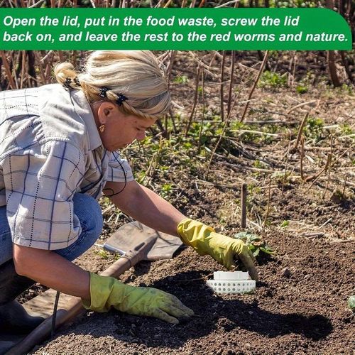 Generic 1 underground ea-rthworm compost bin, suitable for small potted plants and gardens - image 4