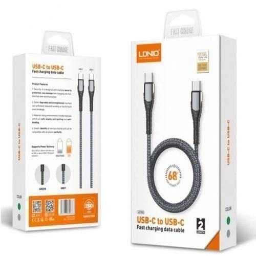 LDNIO LC102 65W Type-C to Type-C Fast Charging Cable