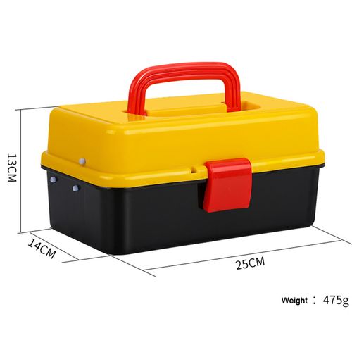 Generic 17 Inch Plastic Tool Box With Handle Two Three-storey