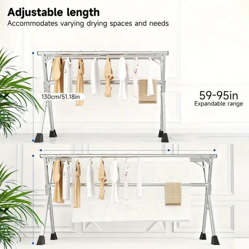 product_image_name-Generic-Stainless steel folding clothes rack-4