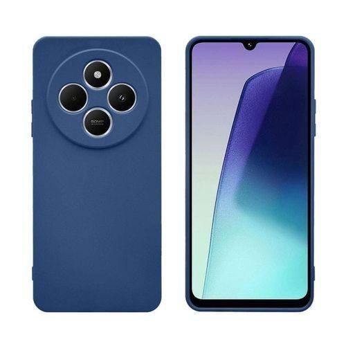 Generic Silicon Back Case For REDMi A3 Pro - Blue