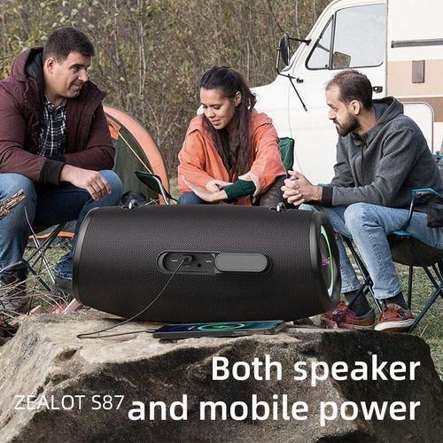 product_image_name-Zealot-S87 Wireless Bluetooth Portable Speaker - Black-2