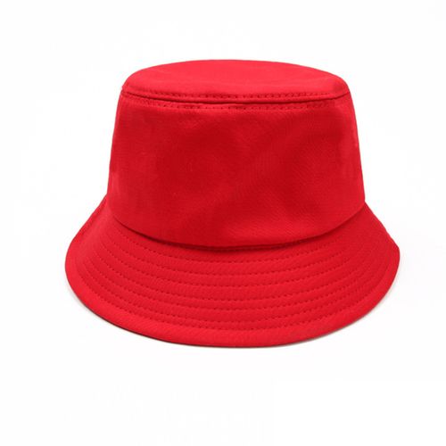 Fashion （Red）Black White Solid Bucket Hat Unisex Bob Caps Hip Hop Gorros Men  Women Summer Panama Cap Be RA