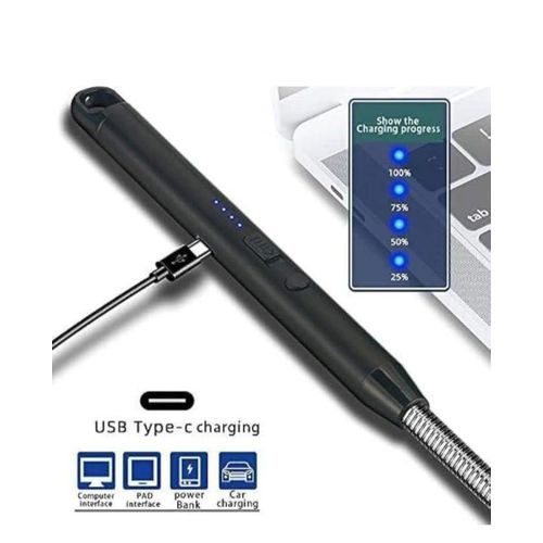 Generic USB Rechargeable Electric Arc Lighter - Flexible 360° Windproof Gas Lighter - image 4