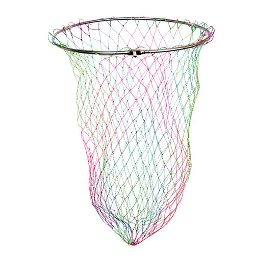 Generic Quick Dry Fishing Landing Net Head Foldable Mesh Hole Dip